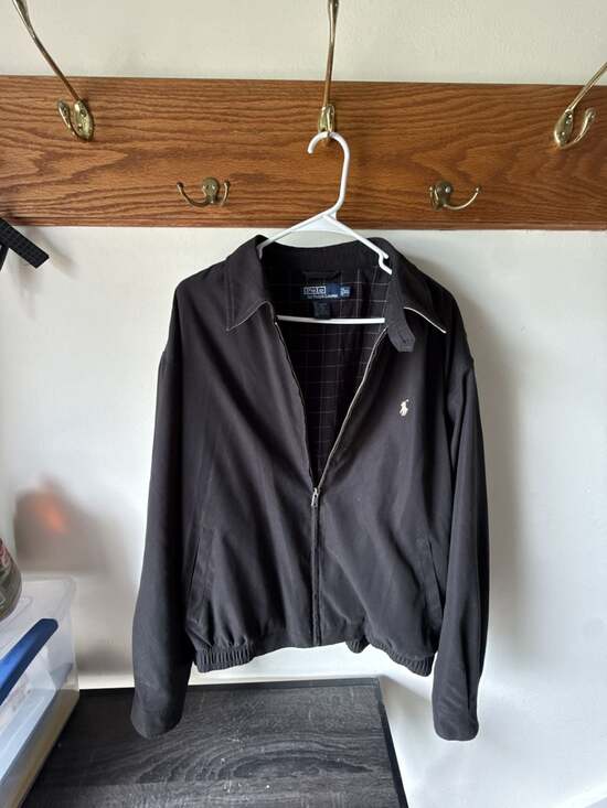 Polo Ralph Lauren Other - Polo Ralph Lauren Windbreaker Jacket Size XL Black Lined